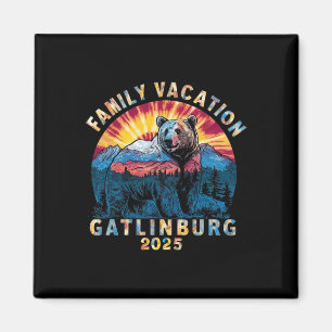 Bear Souvenir Family Vacation Tennessee Gatlinburg Magnet