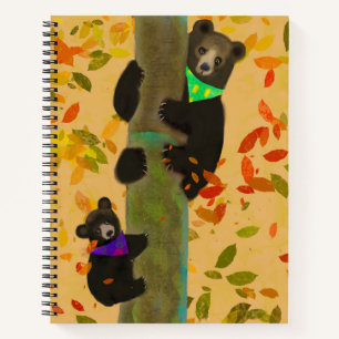Bear Spiral Notebook (8.5 x 11 in. college lined)