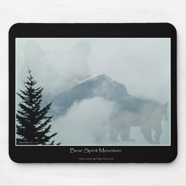 Bear Spirit Mountain Mousepad (Front)