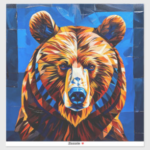 Bear Stained Glass