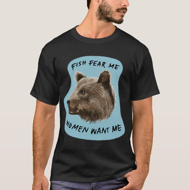 Bear sticker T-Shirt (Front)