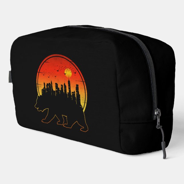 Bear Sunset City Dopp Kit (Right Corner)