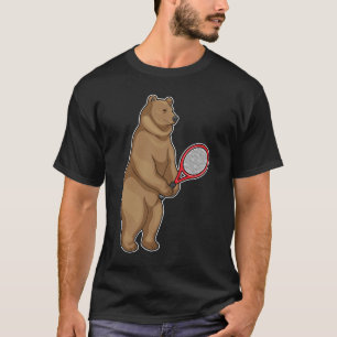 Bear Tennis Tennis racket T-Shirt