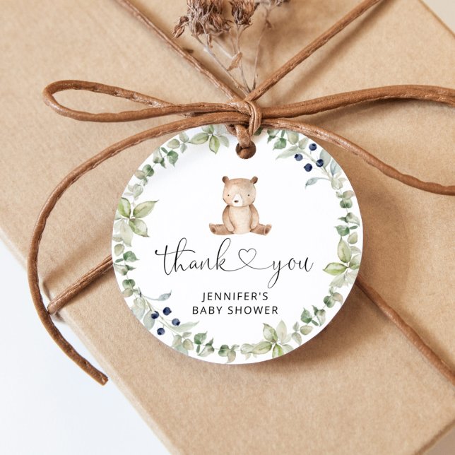 Bear thank you tag (Creator Uploaded)