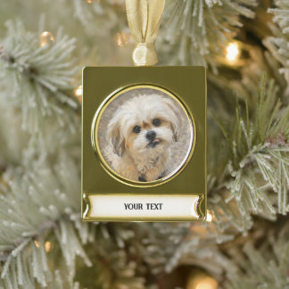 Bear the Malshi Christmas Banner Ornament