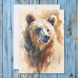 Bear Totem Spirit Animal Meaning Card 