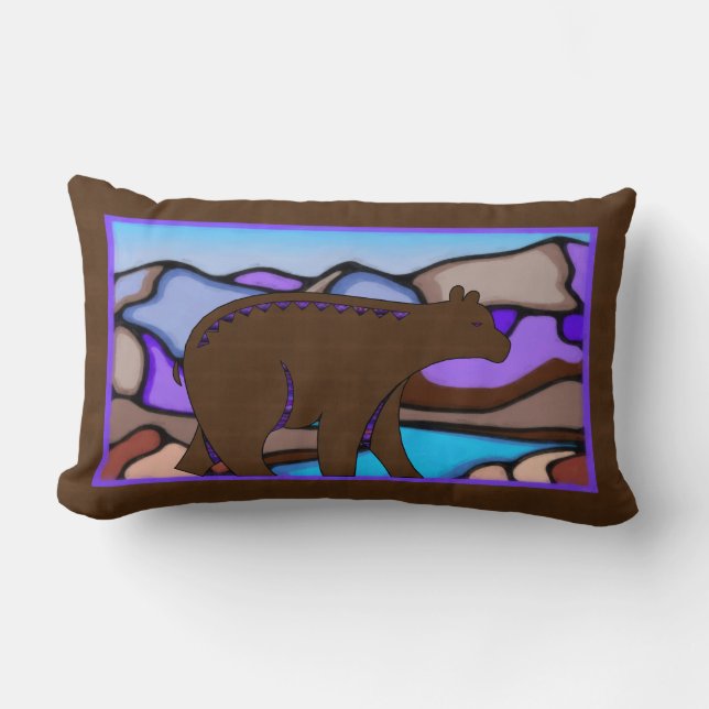 Bear Tracks Lumbar Cushion (Front)