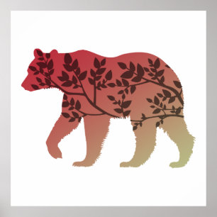 Bear Tree Poster