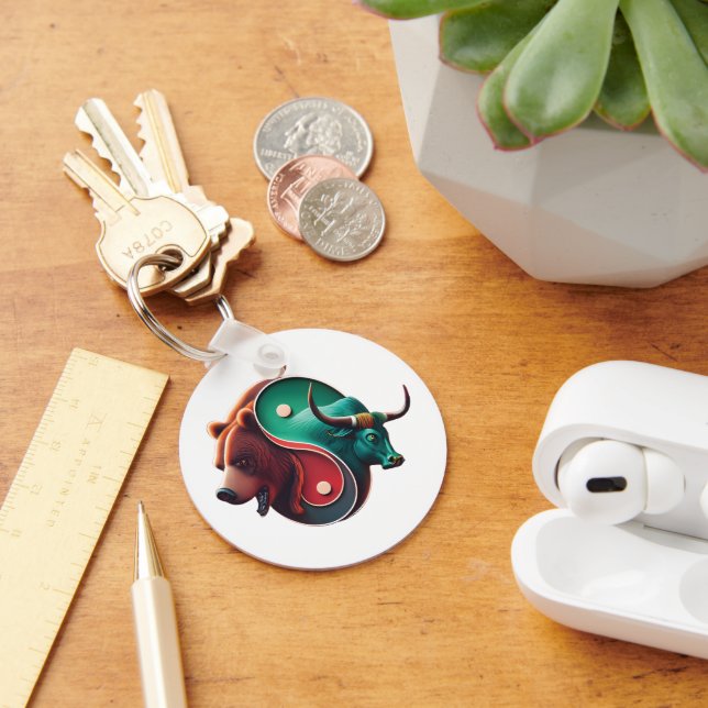 Bear vs Bull Trading  Key Ring (Desk)