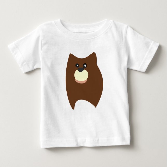 Bear Walking Baby T-Shirt (Front)