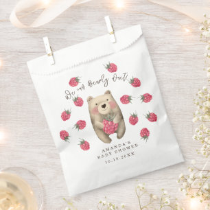 Bear - we can bearly wait baby shower favour bag