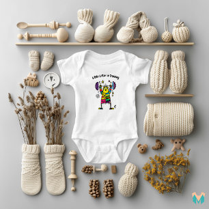 Bear Weightlifting Champion Baby Bodysuit