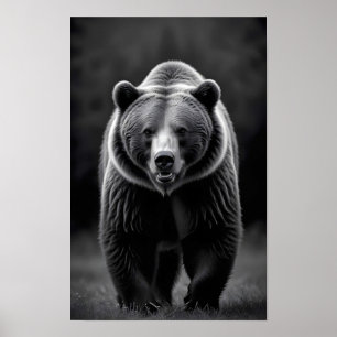 Bear Wildlife Majestic Nature Life Art Wallpaper Poster
