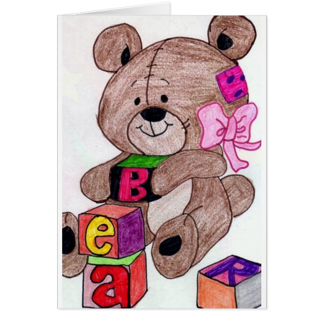 bear with blocks (Front)