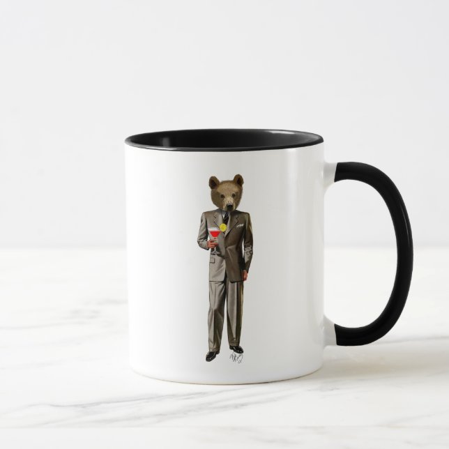 Bear with Cocktail Mug (Right)