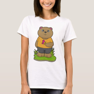 Bear with Flowers T-Shirt