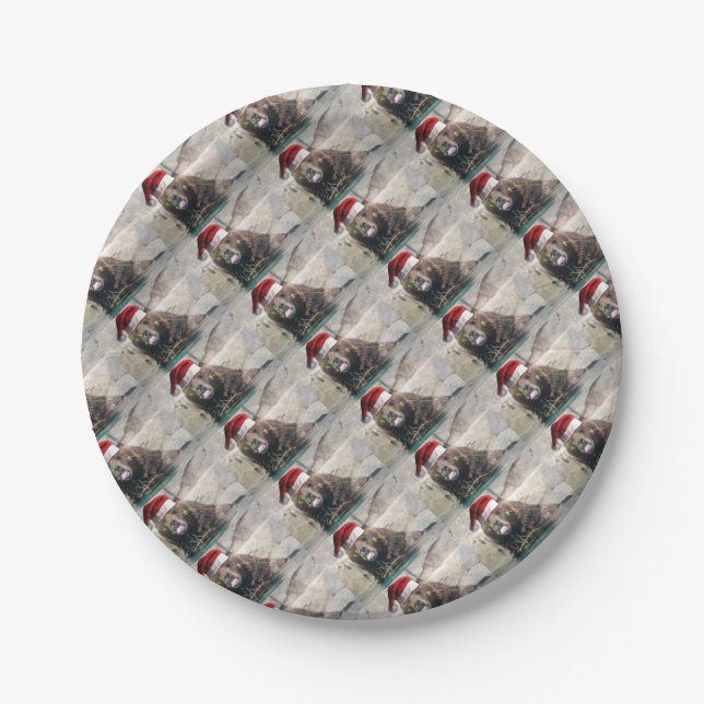 Bear-With-Hat Paper Plate (Front)