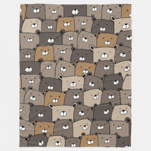 Bear With Me 60x80 Fleece Blanket