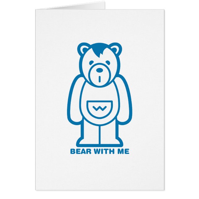 Bear with Me (Blue) (Front)