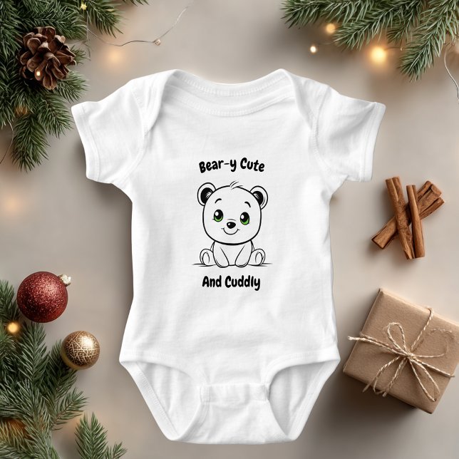 Bear-y Cute and Cuddly Baby Bear design Bodysuit (Creator Uploaded)