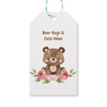 Bear-y Hugs and Cute Vibes Gift Tag