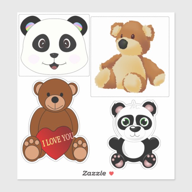 Bearable Custom-Cut Vinyl Sticker (Sheet)