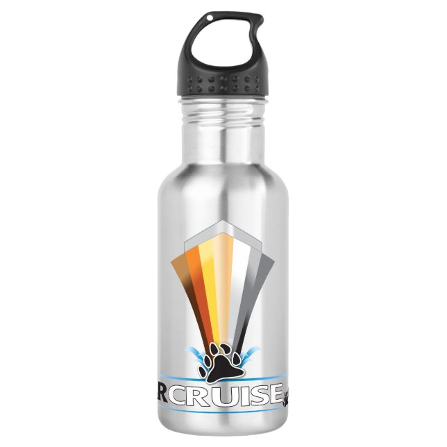 BearCruise.com Logo Water Bottle (Front)