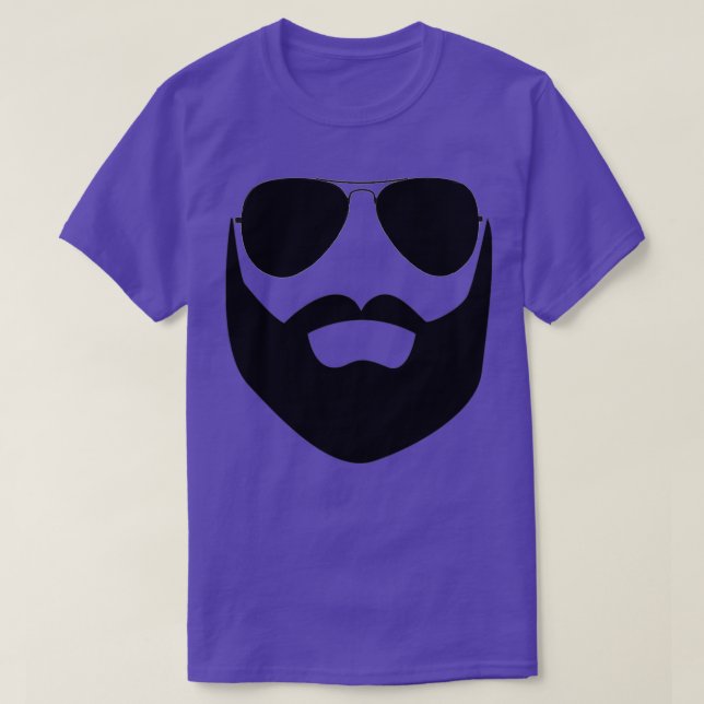 Beard and Sunglasses T-Shirt (Design Front)
