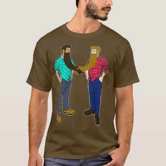 Beard brothers greet each other T-Shirt