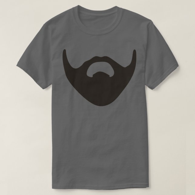 Beard face mask lin manuel style beard lovers T-Shirt (Design Front)