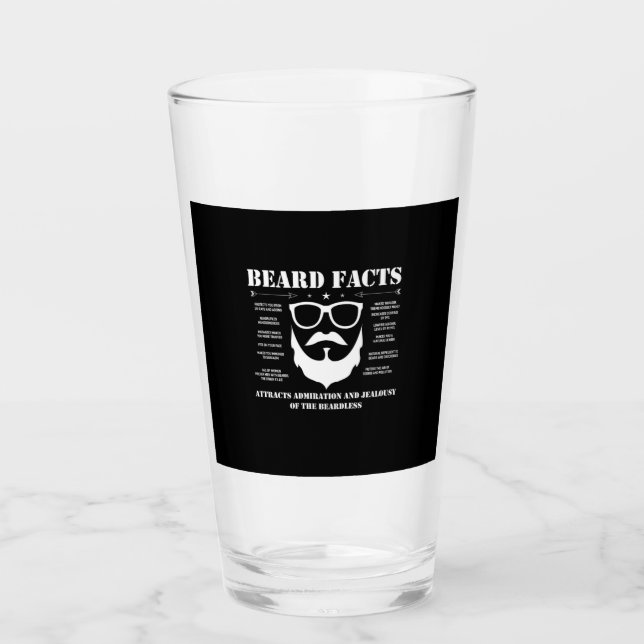 Beard Facts Glass (Front)