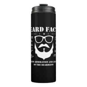 Beard Facts Thermal Tumbler