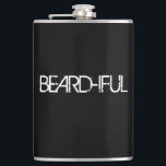 Beard Flask - Beard-iful - for the Bearded Man<br><div class="desc">Bearded men unite with this glorious beard flask. This is the perfect funny gift for the man with facial hair in your life. Perfect for birthdays,  father's day,  holidays,  or any occasion.</div>