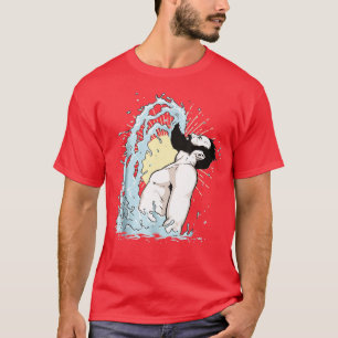Beard Flip Funny Men Christmas Gift T-Shirt