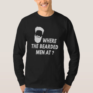 Beard  For Women Rule Manly Bearded Tattoo Cool T-Shirt