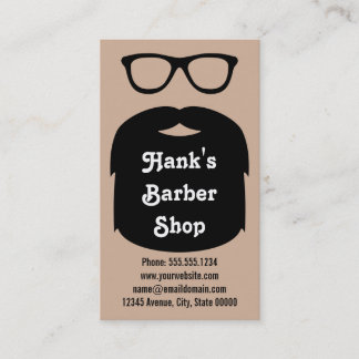 Beard & Glasses Business Card