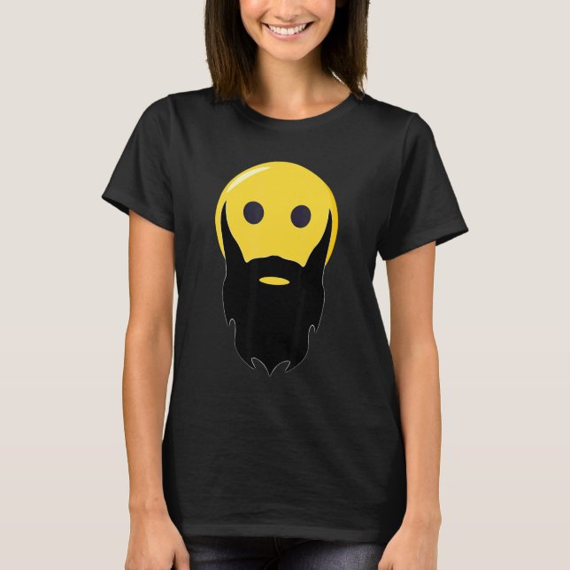 Beard Goatee To Match That Manly Alpha Beard T-Shirt (Front)
