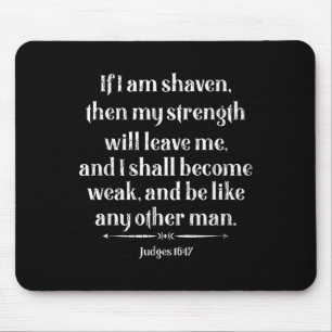 Beard Lover Quote Funny Bearded Men Dad Graphic Mouse Pad