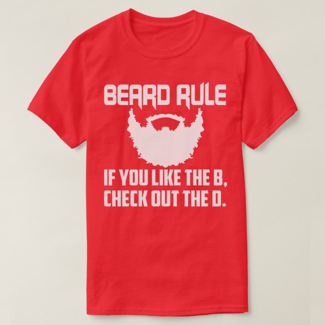 Beard Lovers T T-Shirt (Design Front)