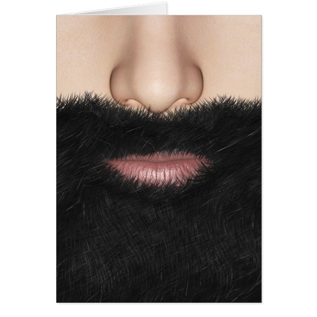 Beard Mouth and Nose Card (Front)