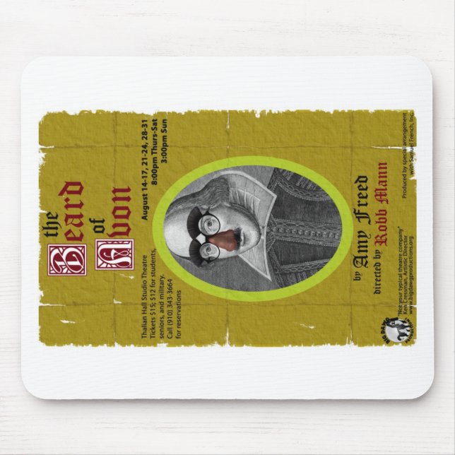 Beard of Avon Mousepad - Customised (Front)