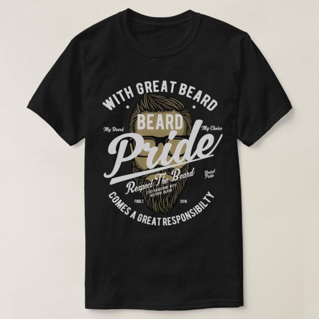 Beard pride 13 T-Shirt (Design Front)