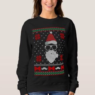 Beard Proud Santa Hipster Ugly Christmas Holiday P Sweatshirt