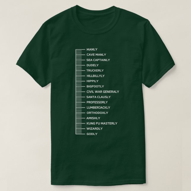 Beard Scale T-Shirt (Design Front)