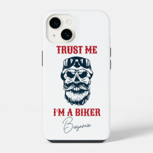 Beard Scull Motorcycle Trust me I'm a bike iPhone 14 Case