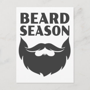 Beard Season Postcard