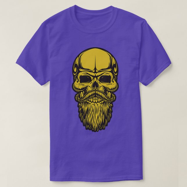 Beard Skull 2 T-Shirt (Design Front)