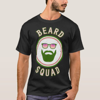 BEARD SQUAD Green Style T-Shirt