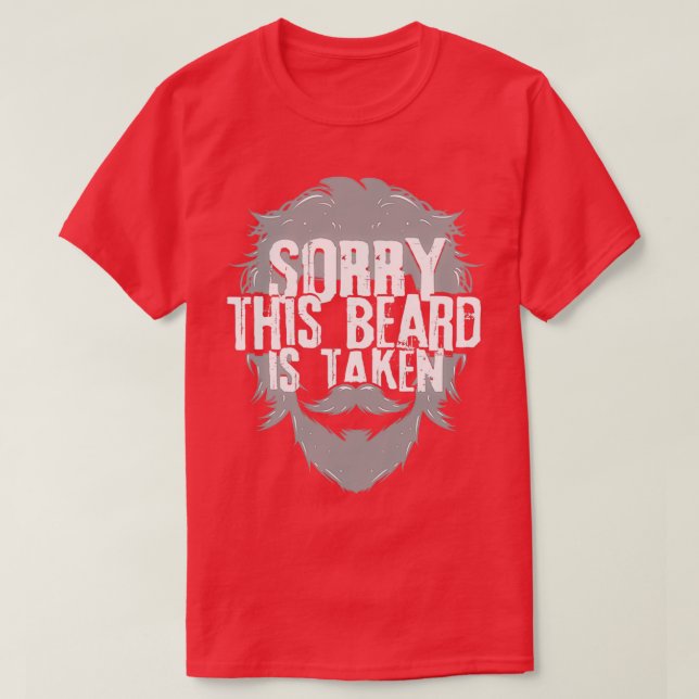 Beard Valentinex27S Day Funny Gift Beard For Men C T-Shirt (Design Front)
