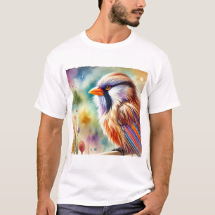 Bearded Barbet 210824AREF134 - Watercolor T-Shirt